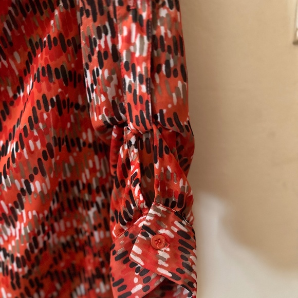 Kut From the Kloth Front Tie Multicolored Blouse - Picture 3 of 3